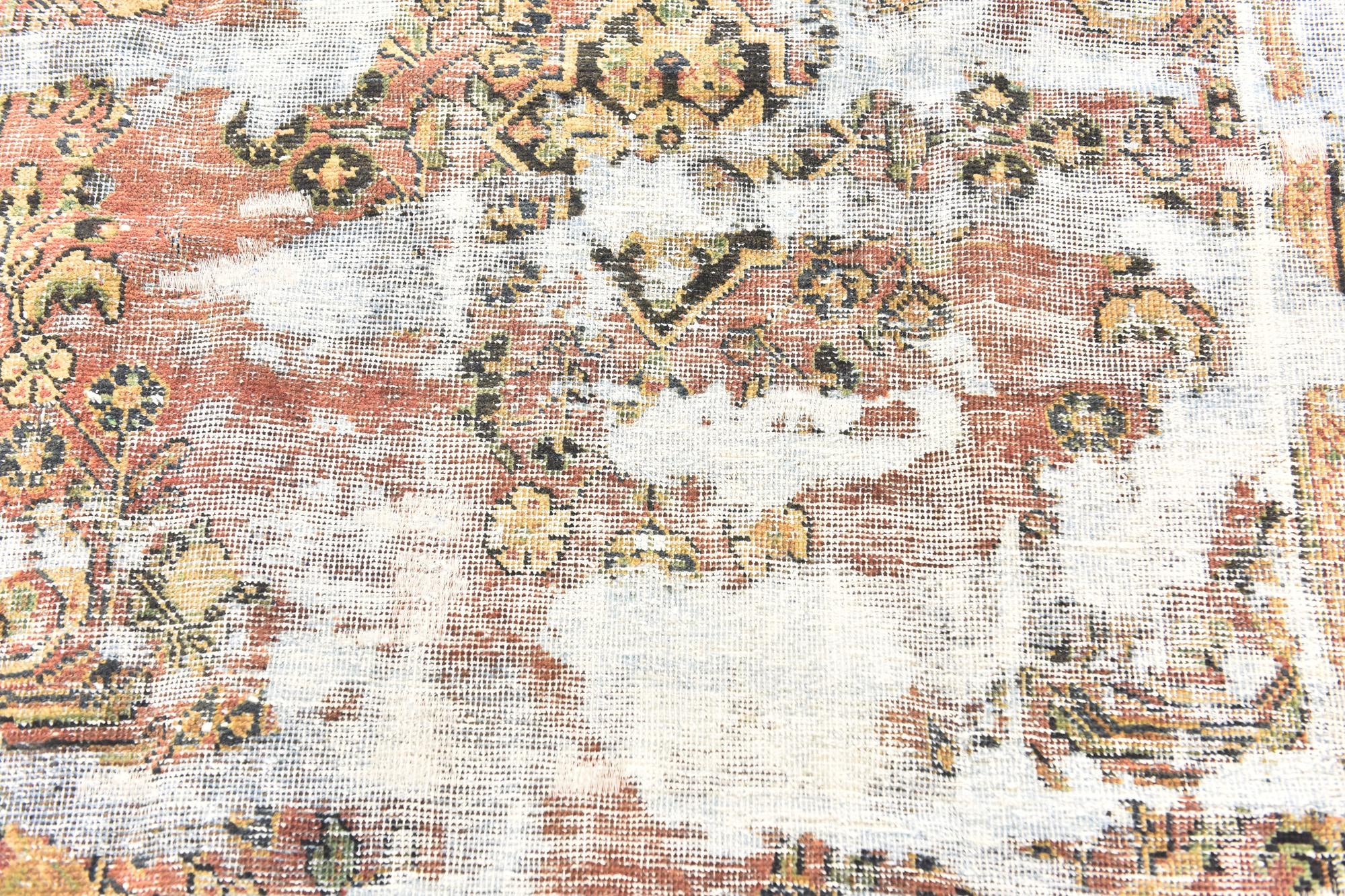 3' 6 x 5' 4 Hand Knotted Ultra Vintage Persian Wool Rug