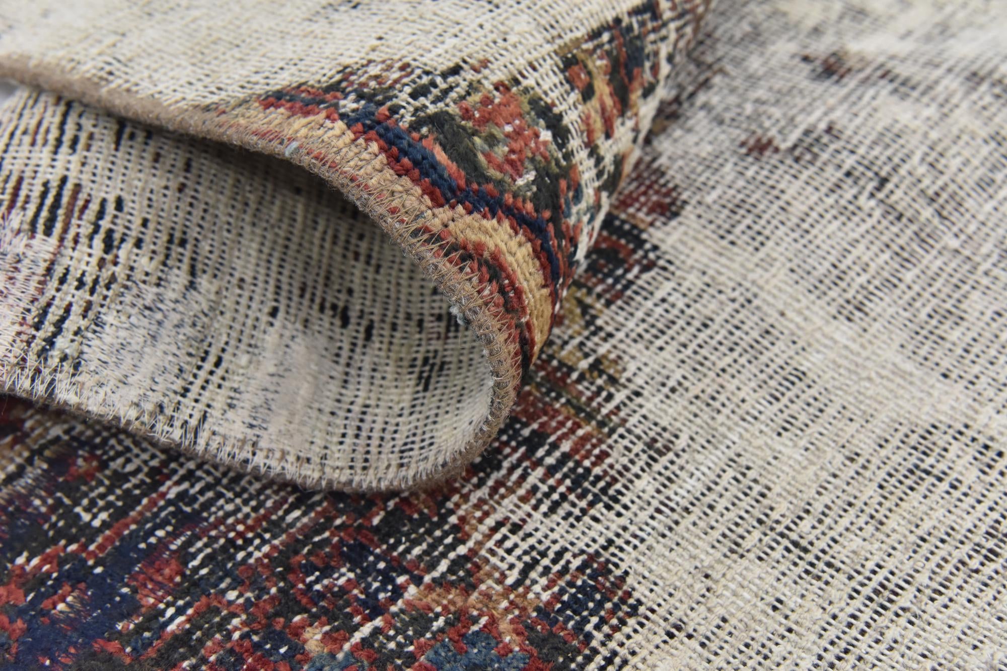 6' 5 x 9' Hand Knotted Ultra Vintage Persian Wool Rug