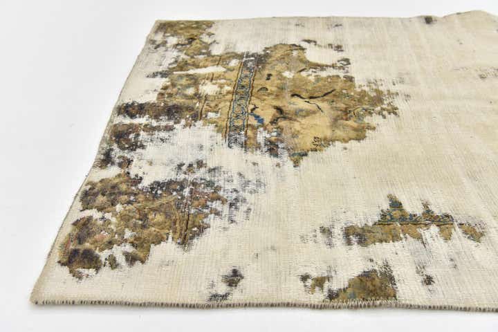 3' 6 x 5' 7 Hand Knotted Ultra Vintage Persian Wool Rug
