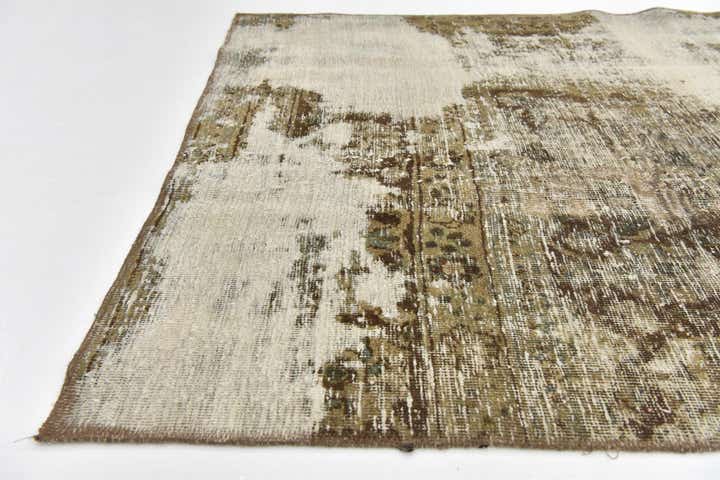 4' 2 x 6' 4 Hand Knotted Ultra Vintage Persian Wool Rug