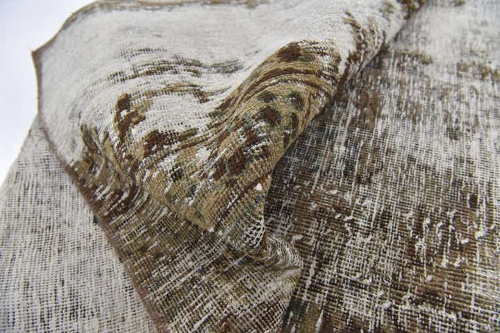 4' 2 x 6' 4 Hand Knotted Ultra Vintage Persian Wool Rug