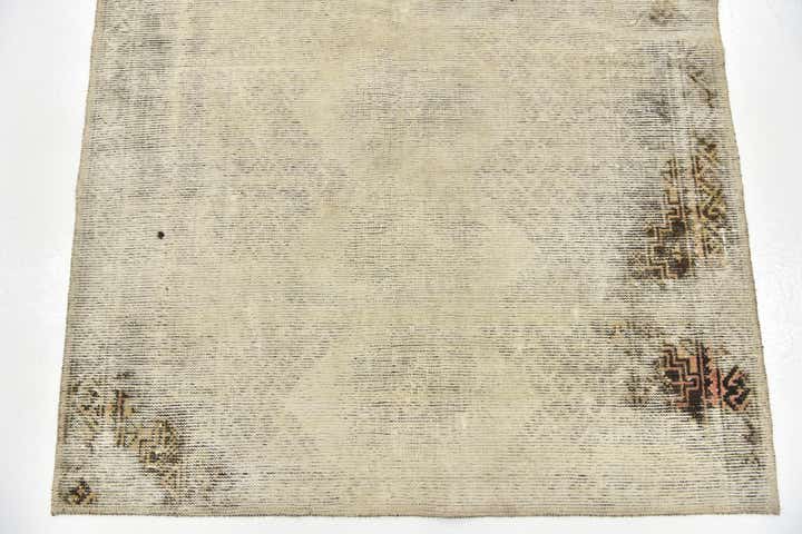 3' 9 x 5' 8 Hand Knotted Ultra Vintage Persian Wool Rug