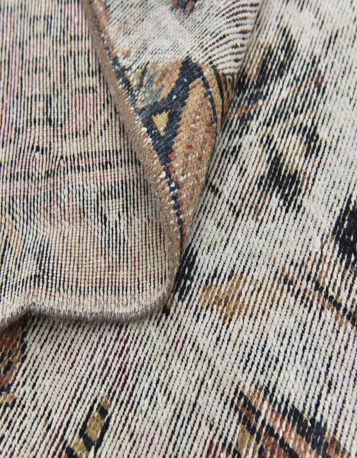 Detail image of 4' 10 x 7' 5  Hand Knotted Ultra Vintage Persian Wool Rug