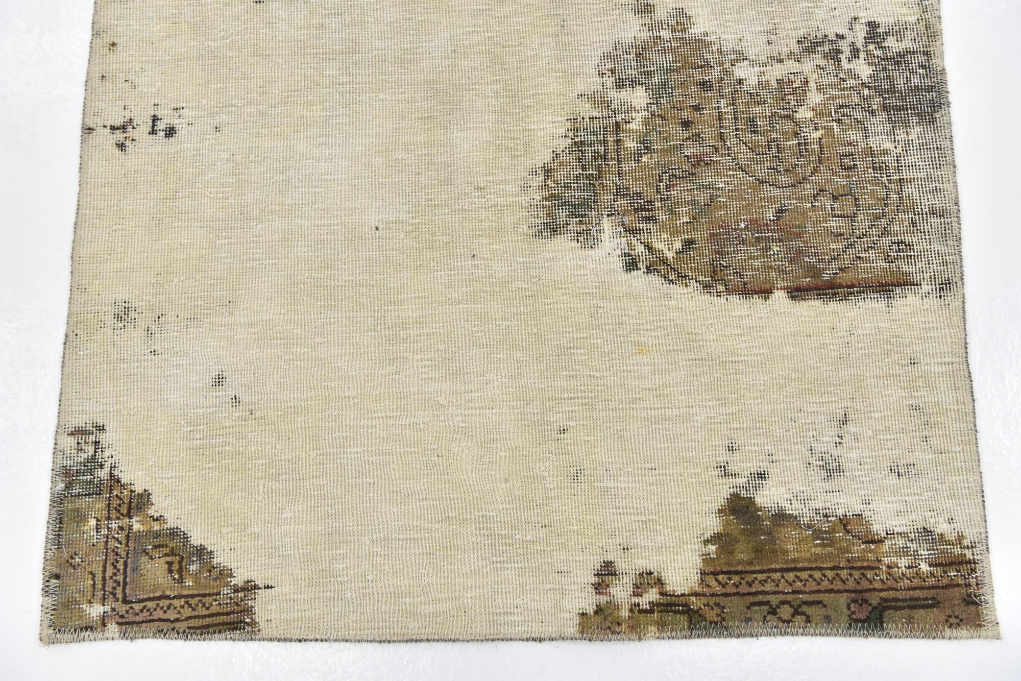 3' 2 x 5' 6 Hand Knotted Ultra Vintage Persian Wool Rug