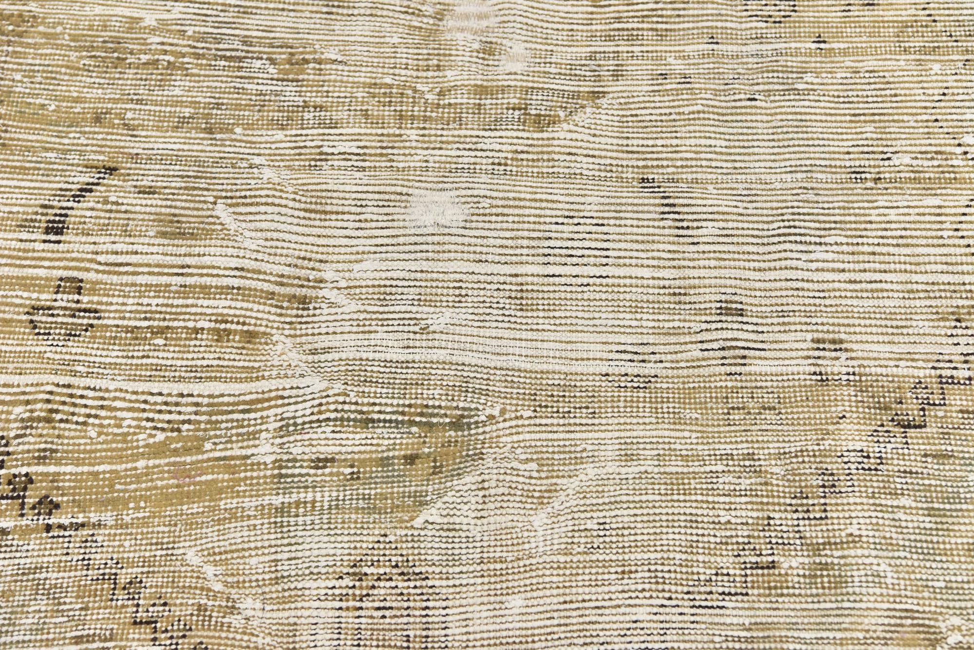 4' 8 x 6' 4 Hand Knotted Ultra Vintage Persian Wool Rug