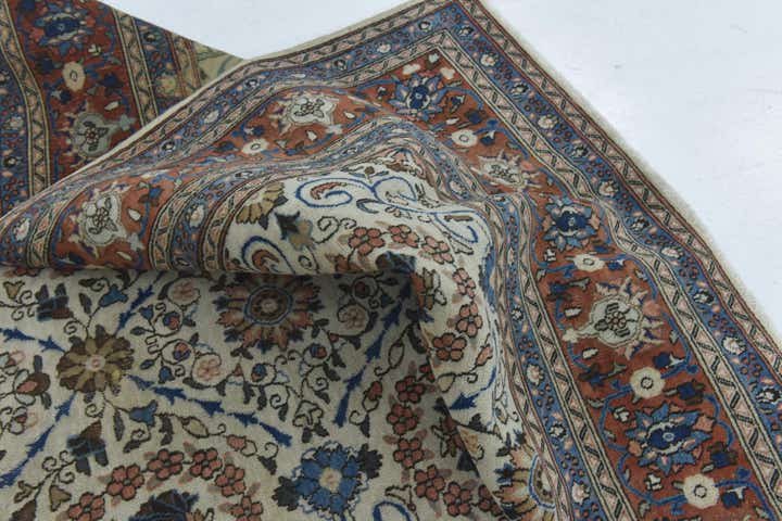 9' 10 x 13' Hand Knotted Ultra Vintage Persian Wool Rug