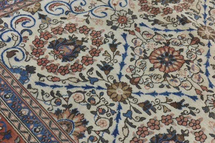 9' 10 x 13' Hand Knotted Ultra Vintage Persian Wool Rug