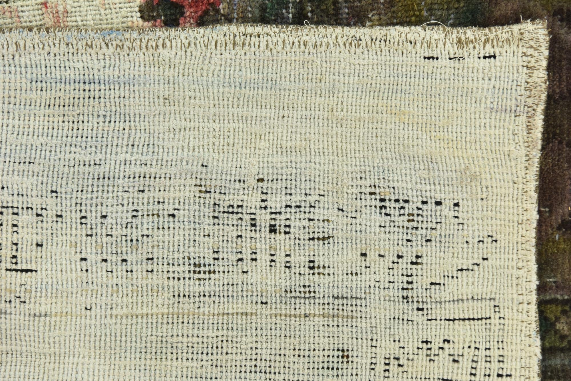 6' x 9' Hand Knotted Ultra Vintage Persian Wool Rug