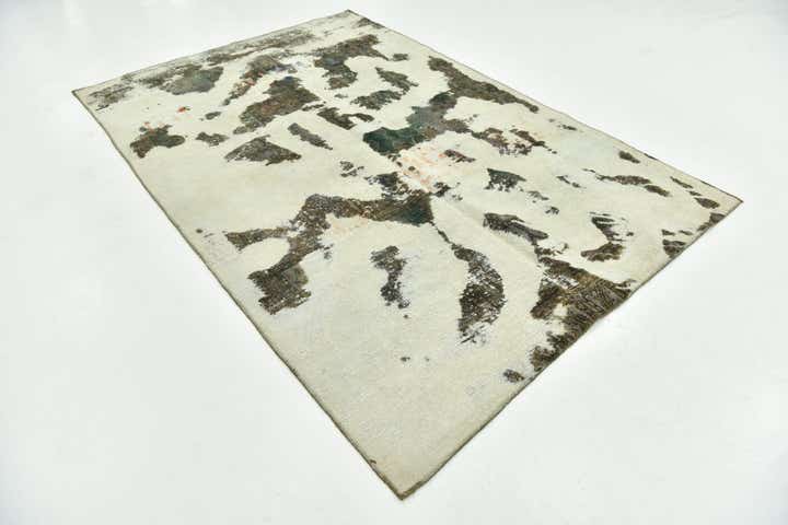6' x 9' Hand Knotted Ultra Vintage Persian Wool Rug