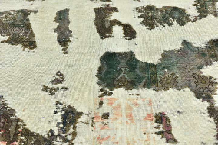 6' x 9' Hand Knotted Ultra Vintage Persian Wool Rug