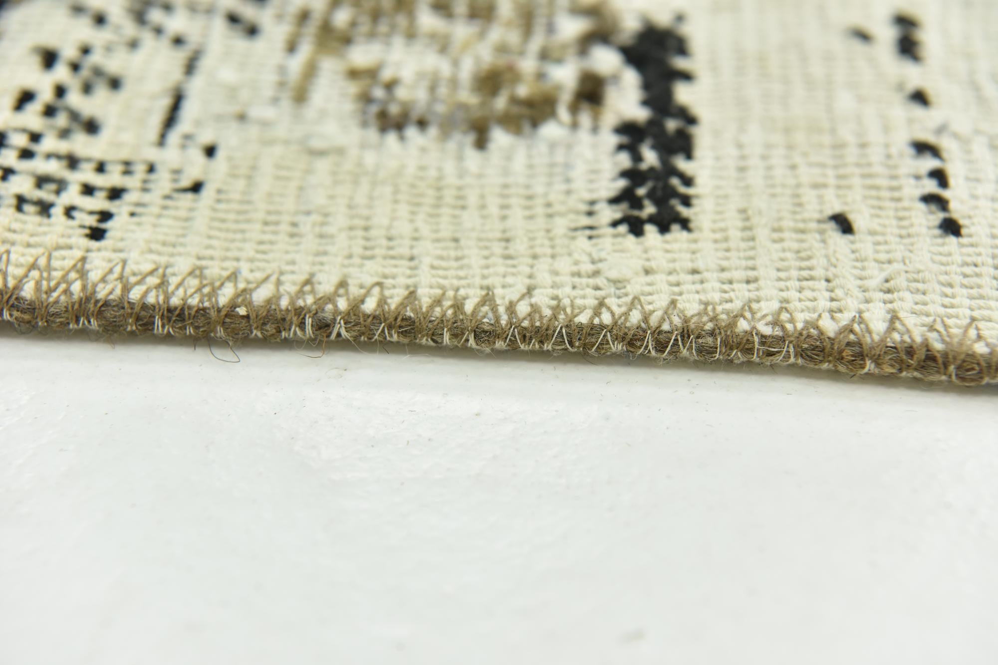 6' x 9' Hand Knotted Ultra Vintage Persian Wool Rug