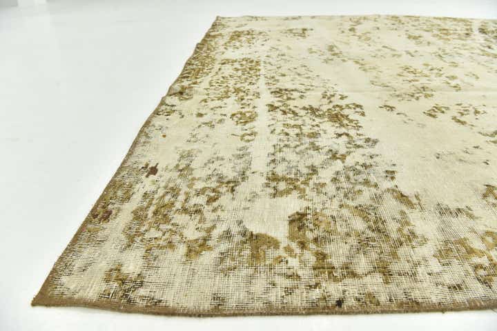 7' 4 x 11' Hand Knotted Ultra Vintage Persian Wool Rug