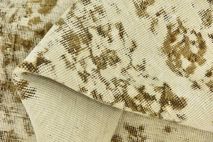 Detail image of 7' 4 x 11' Hand Knotted Ultra Vintage Persian Wool Rug