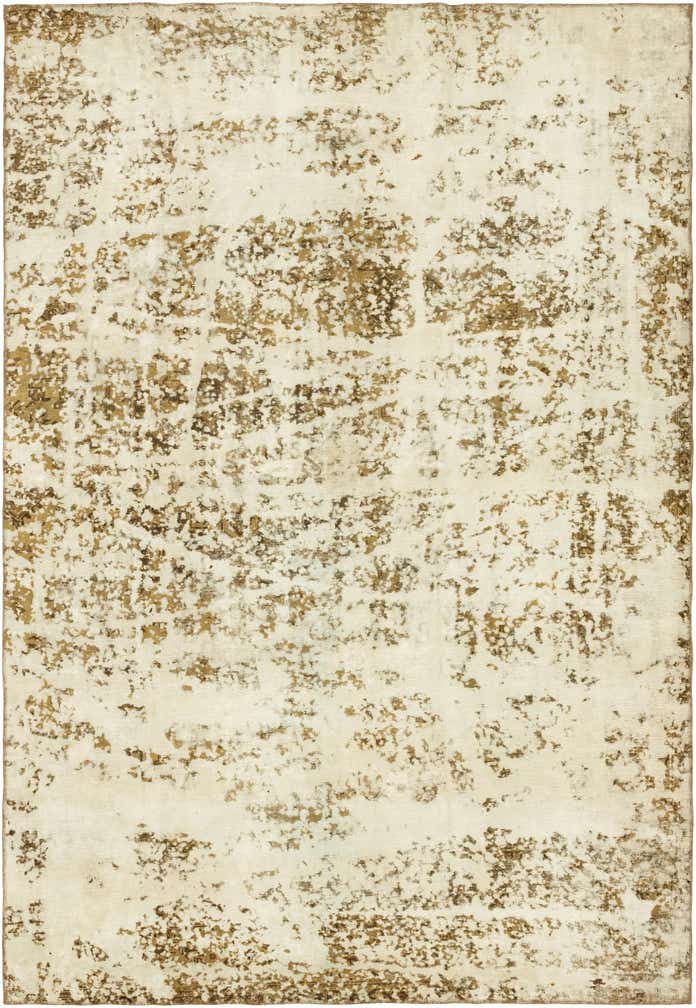 7' 4 x 11' Hand Knotted Ultra Vintage Persian Wool Rug