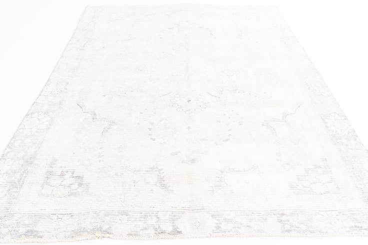 Detail image of 5' 10 x 9' Hand Knotted Ultra Vintage Persian Wool Rug