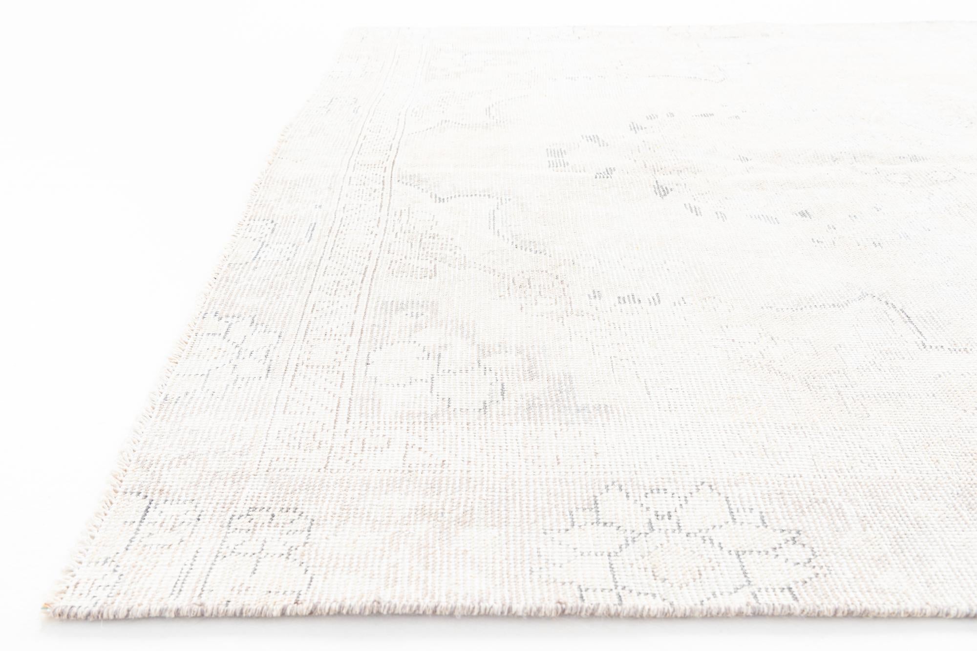 5' 10 x 9' Hand Knotted Ultra Vintage Persian Wool Rug