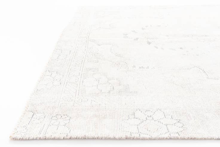 Detail image of 5' 10 x 9' Hand Knotted Ultra Vintage Persian Wool Rug
