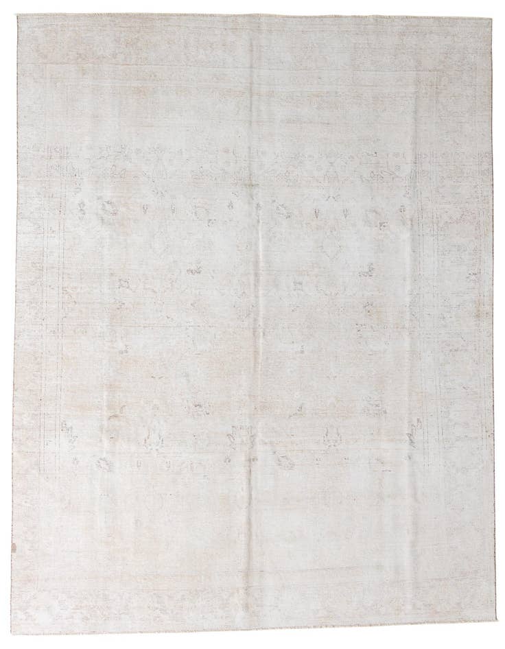 Detail image of 9' x 12' 5 Hand Knotted Ultra Vintage Persian Wool Rug