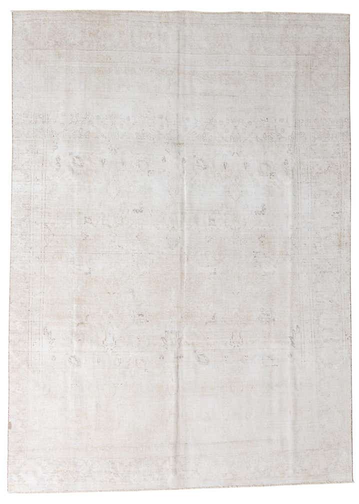 9' x 12' 5 Hand Knotted Ultra Vintage Persian Wool Rug