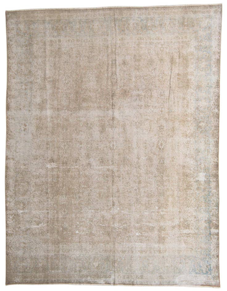 Detail image of 9' 5 x 12' 8 Hand Knotted Ultra Vintage Persian Wool Rug