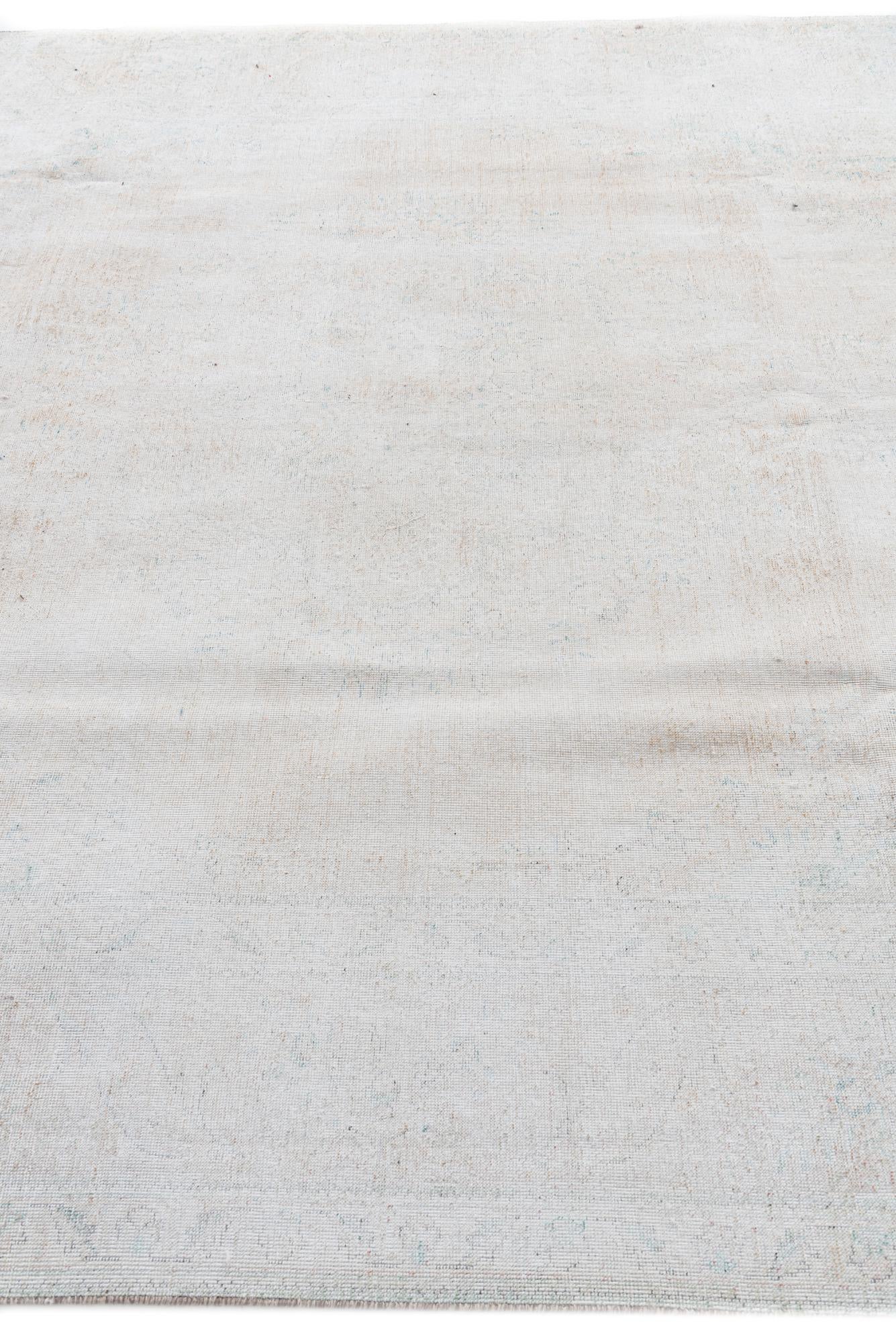 8' x 11' Hand Knotted Ultra Vintage Persian Wool Rug