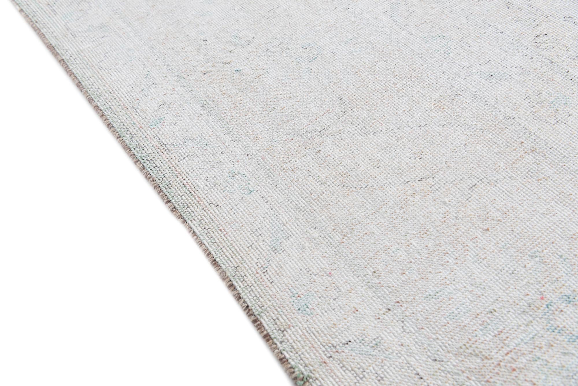 8' x 11' Hand Knotted Ultra Vintage Persian Wool Rug