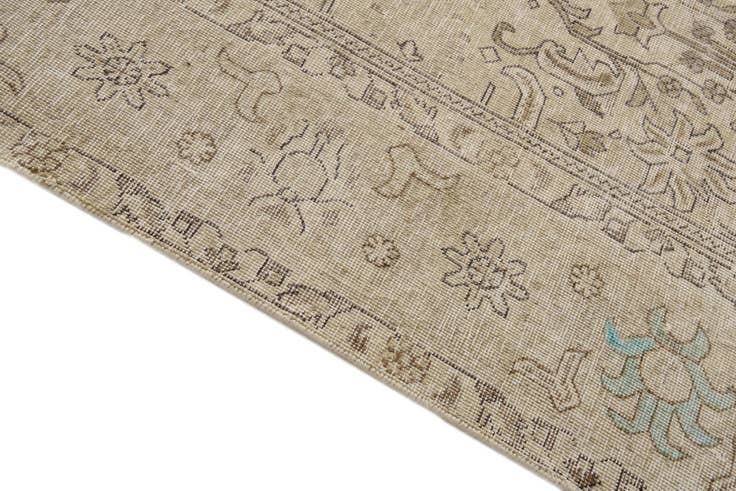 Detail image of 9' 6 x 12' 6 Hand Knotted Ultra Vintage Persian Wool Rug