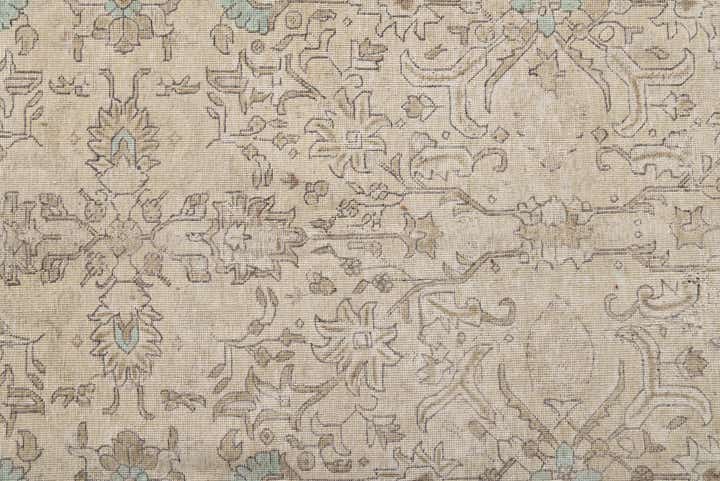 9' 6 x 12' 6 Hand Knotted Ultra Vintage Persian Wool Rug