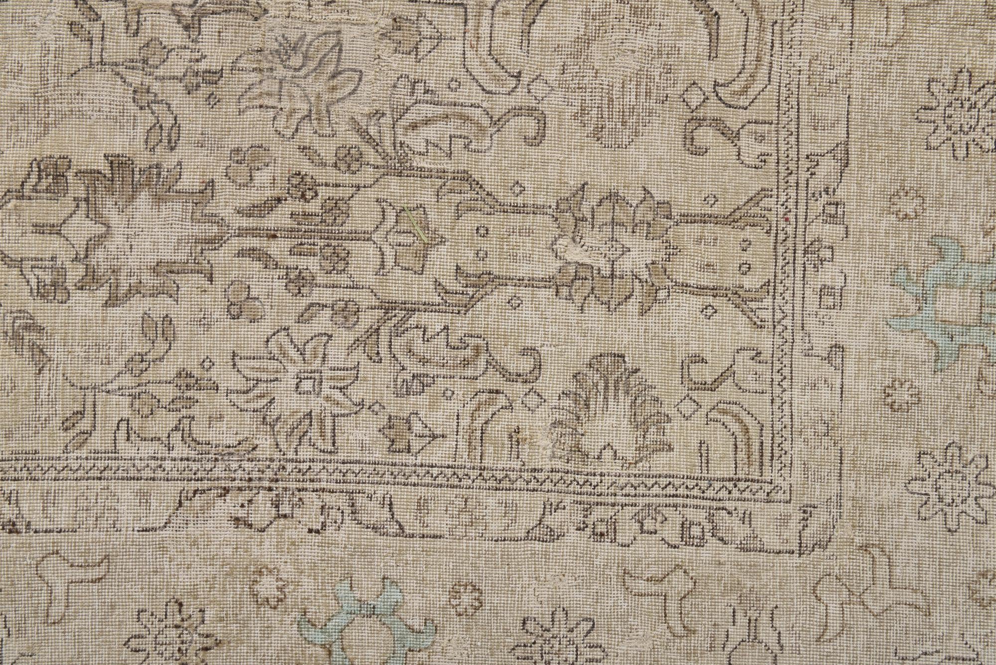 9' 6 x 12' 6 Hand Knotted Ultra Vintage Persian Wool Rug