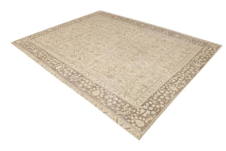 Detail image of 9' 7 x 12' 4 Hand Knotted Ultra Vintage Persian Wool Rug