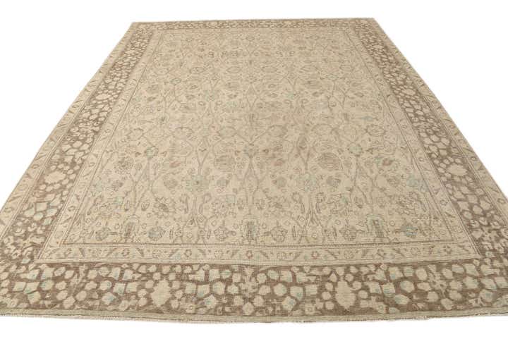 9' 7 x 12' 4 Hand Knotted Ultra Vintage Persian Wool Rug