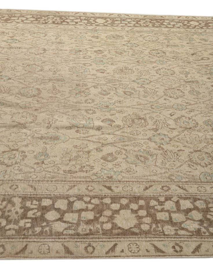 Detail image of 9' 7 x 12' 4  Hand Knotted Ultra Vintage Persian Wool Rug