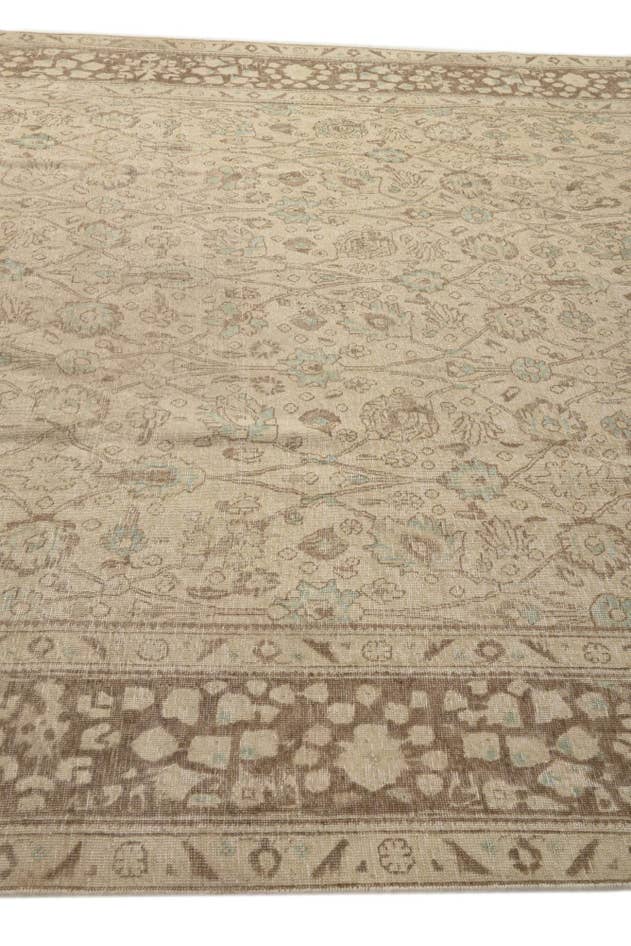 Detail image of 9' 7 x 12' 4 Hand Knotted Ultra Vintage Persian Wool Rug