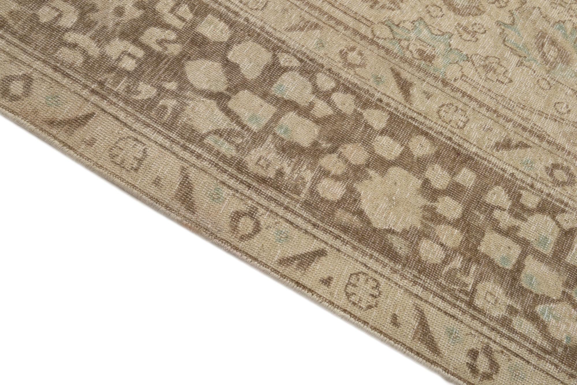 9' 7 x 12' 4 Hand Knotted Ultra Vintage Persian Wool Rug