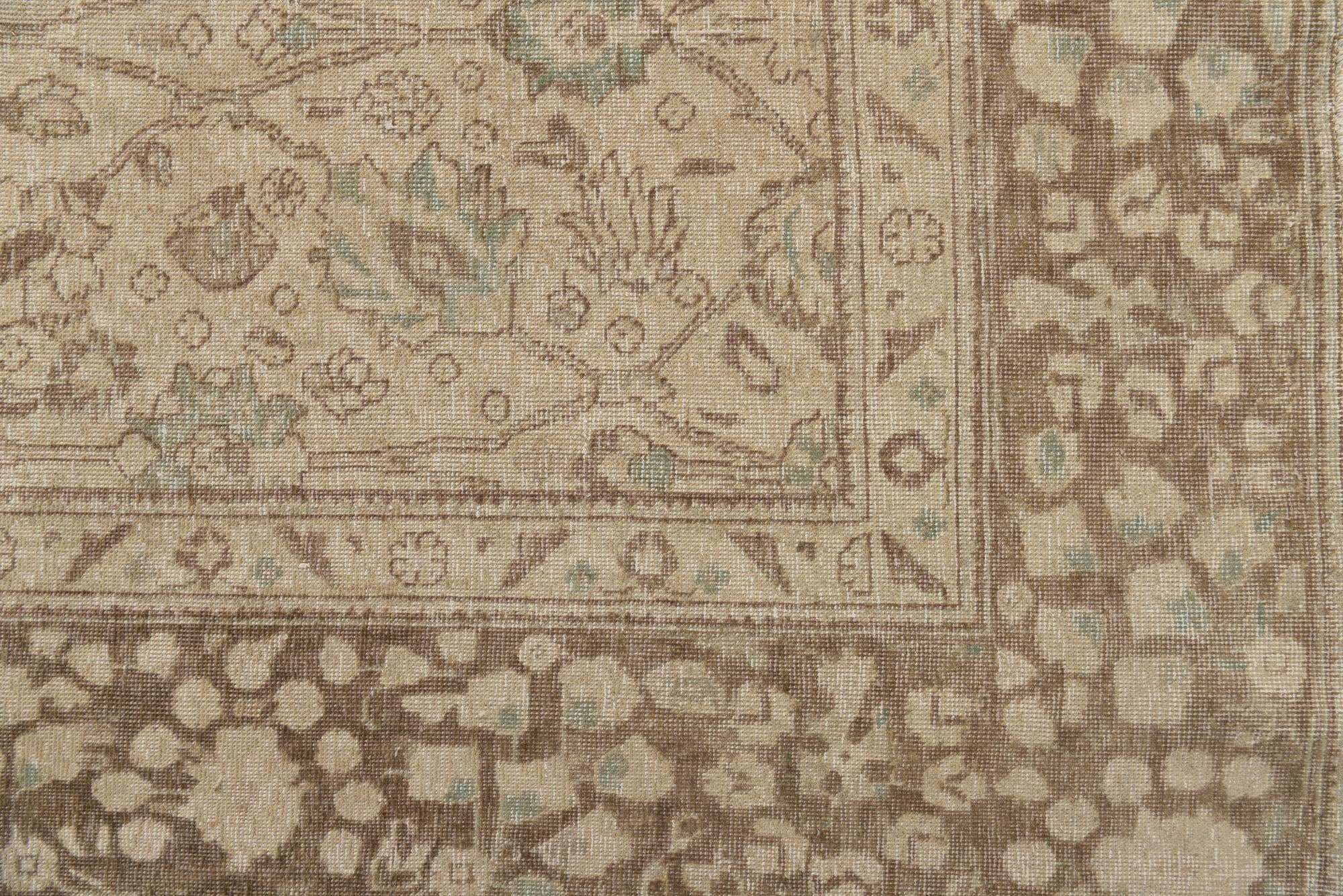 9' 7 x 12' 4 Hand Knotted Ultra Vintage Persian Wool Rug