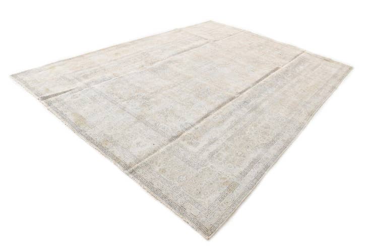 Detail image of 8' 8 x 12' 3 Hand Knotted Ultra Vintage Persian Wool Rug