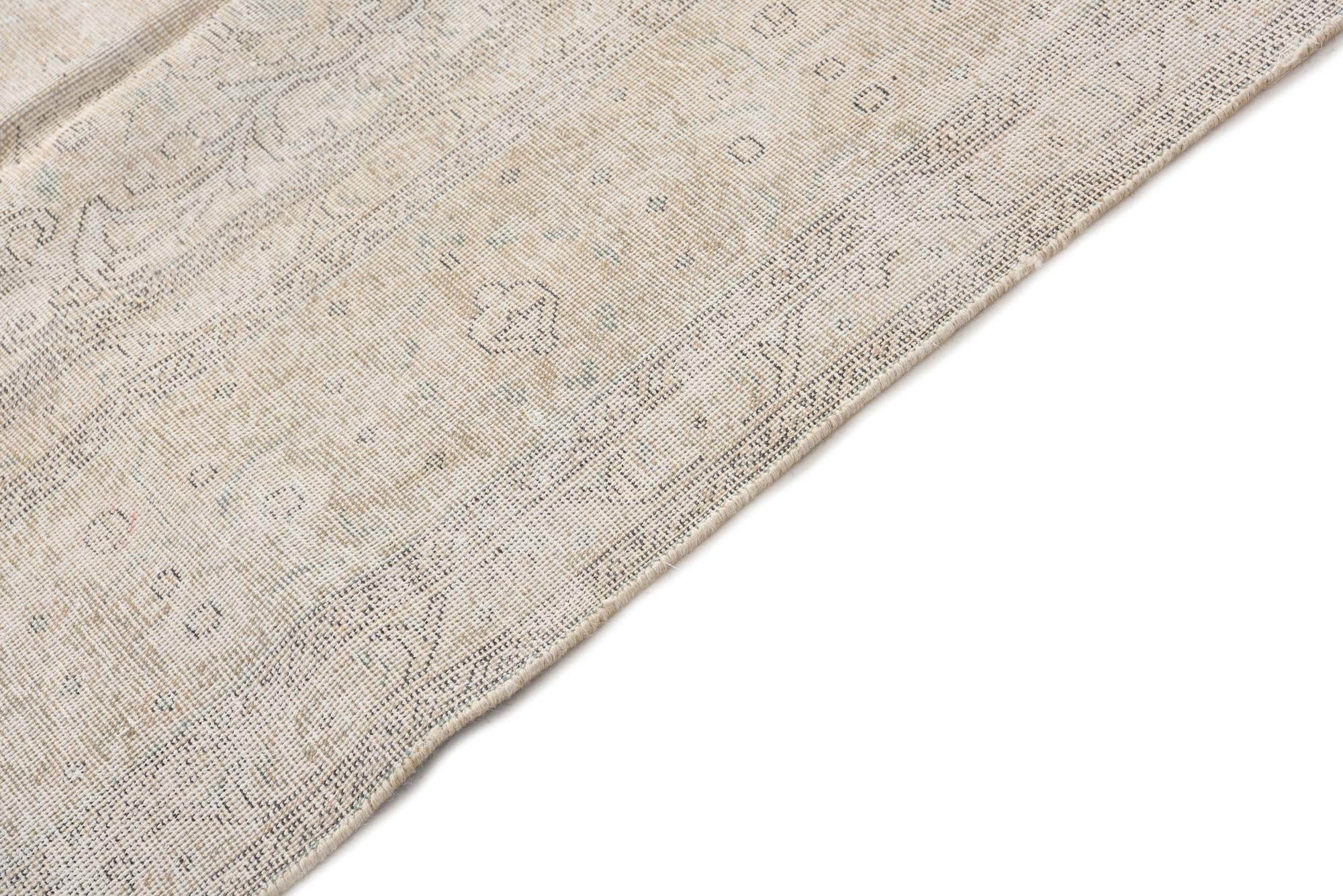8' 8 x 12' 3 Hand Knotted Ultra Vintage Persian Wool Rug