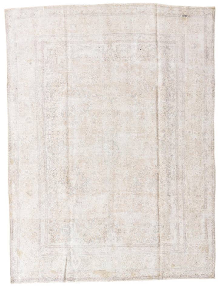 Detail image of 8' 8 x 12' 3 Hand Knotted Ultra Vintage Persian Wool Rug