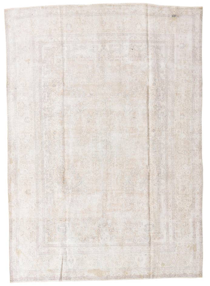 Detail image of 8' 8 x 12' 3 Hand Knotted Ultra Vintage Persian Wool Rug