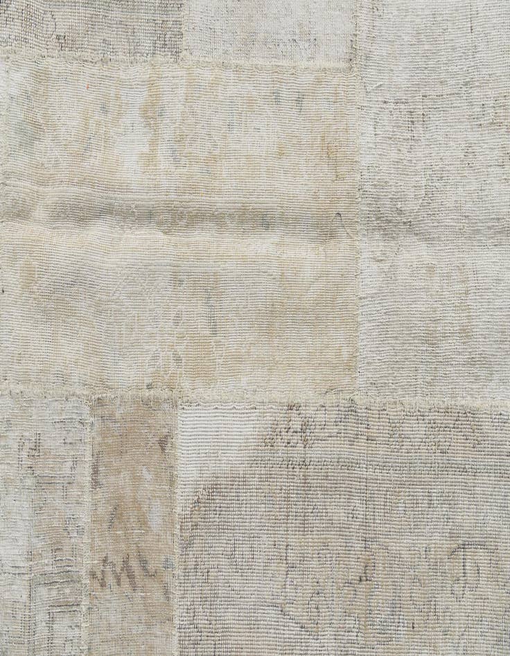 Detail image of 5' 8 x 8'  Hand Knotted Ultra Vintage Persian Wool Rug