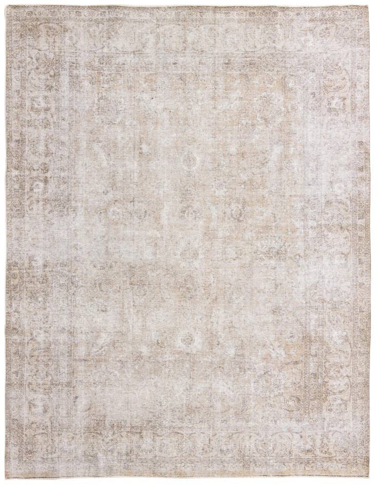 Detail image of 8' x 10' 10 Hand Knotted Ultra Vintage Persian Wool Rug