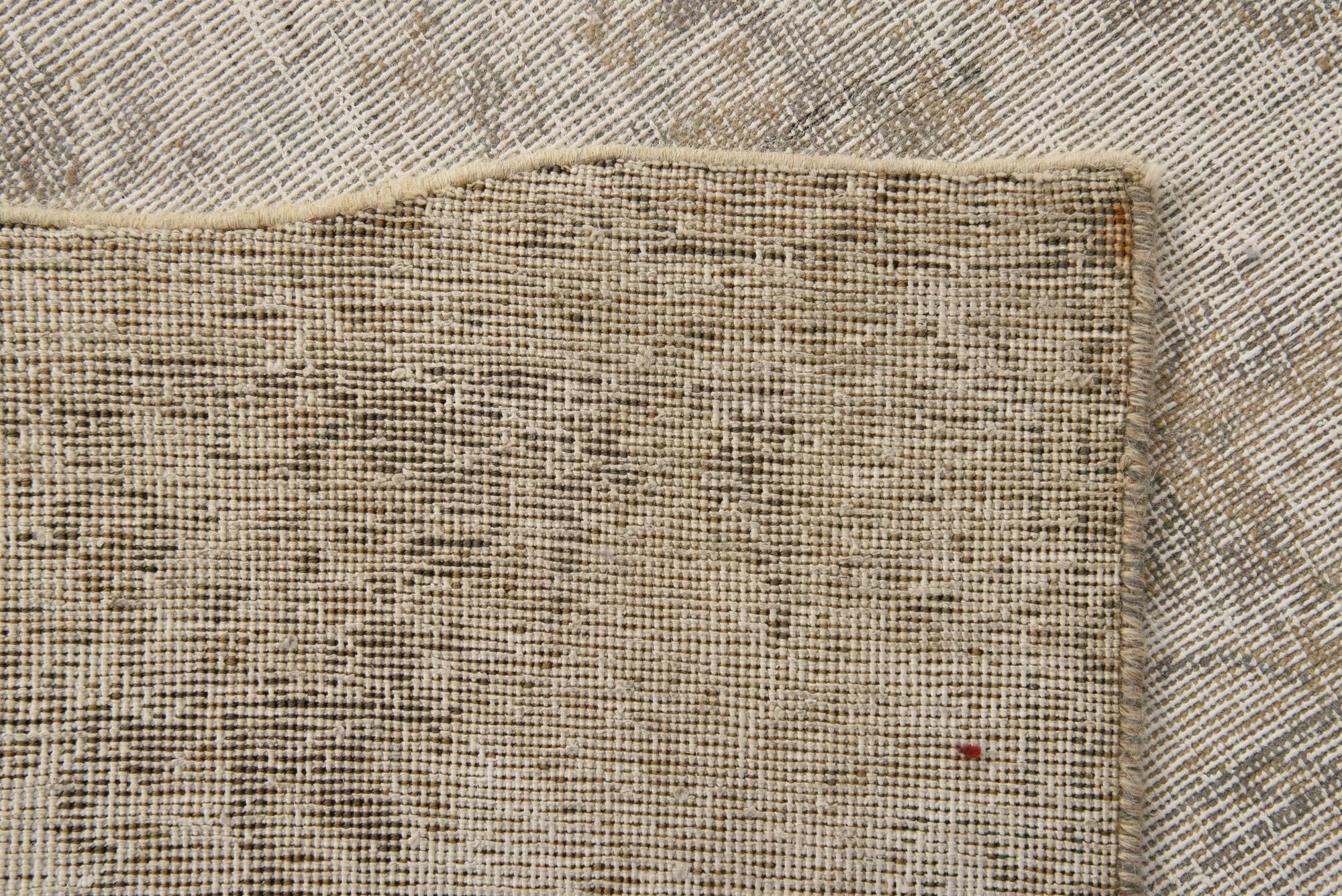 9' 6 x 11' 5 Hand Knotted Ultra Vintage Persian Wool Rug