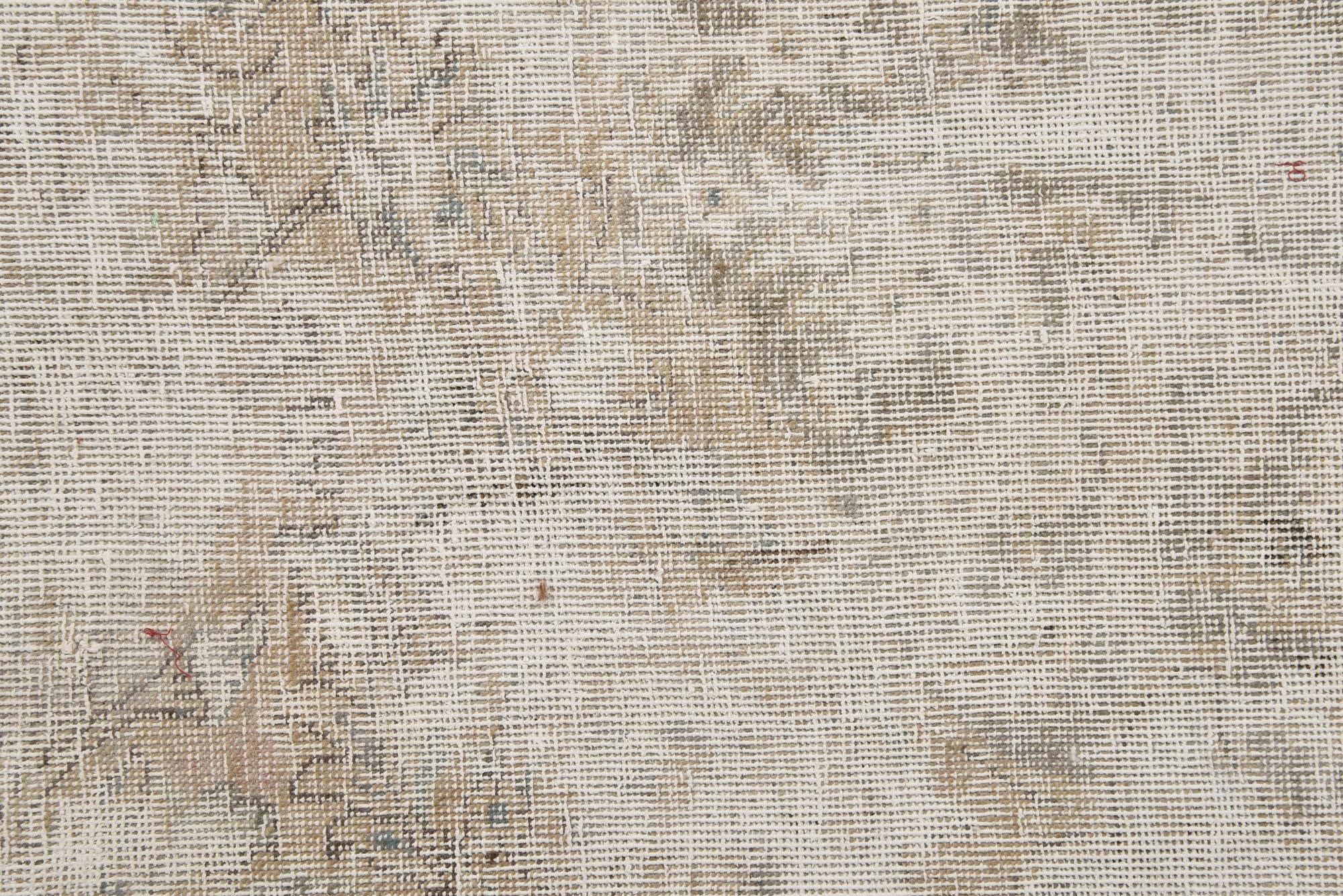 9' 6 x 11' 5 Hand Knotted Ultra Vintage Persian Wool Rug