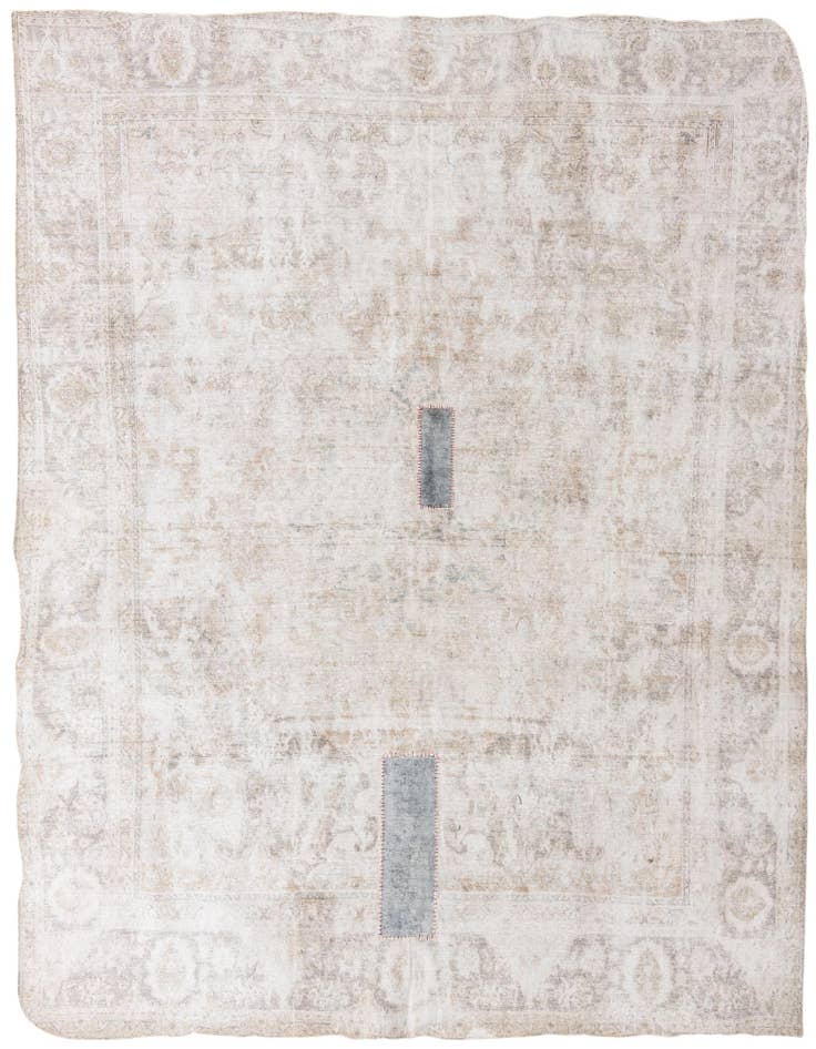 Detail image of 9' 6 x 11' 5 Hand Knotted Ultra Vintage Persian Wool Rug