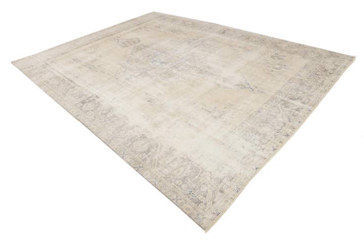 Detail image of 9' 6 x 12' 5 Hand Knotted Ultra Vintage Persian Wool Rug