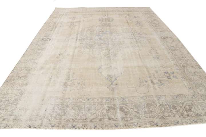 9' 6 x 12' 5 Hand Knotted Ultra Vintage Persian Wool Rug