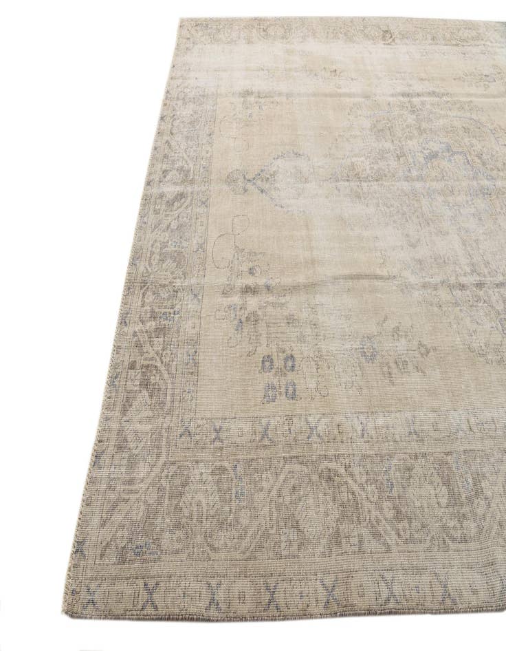 Detail image of 9' 6 x 12' 5  Hand Knotted Ultra Vintage Persian Wool Rug