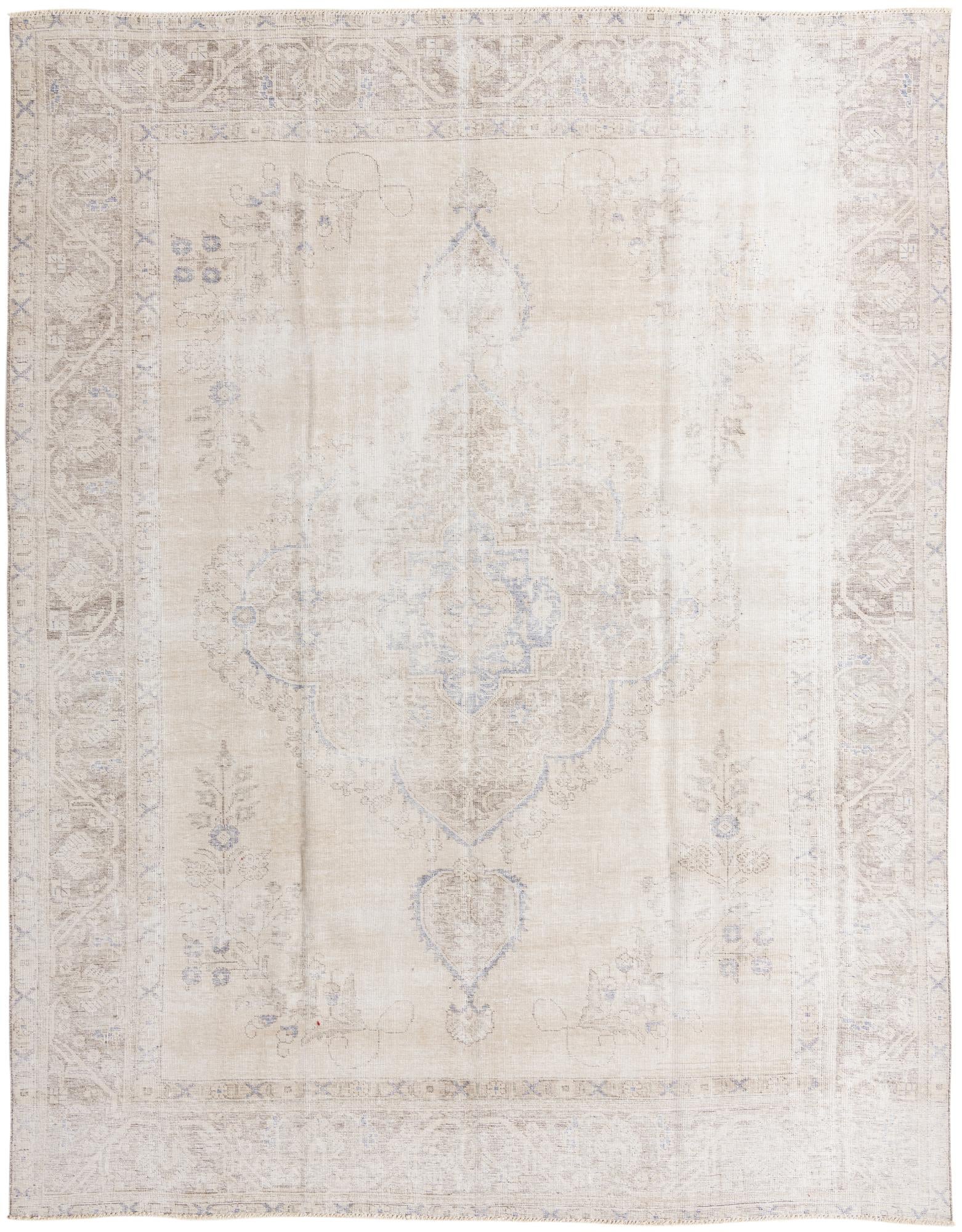 9' 6 x 12' 5 Hand Knotted Ultra Vintage Persian Wool Rug