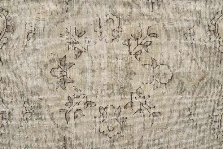 6' x 9' 6 Hand Knotted Ultra Vintage Persian Wool Rug