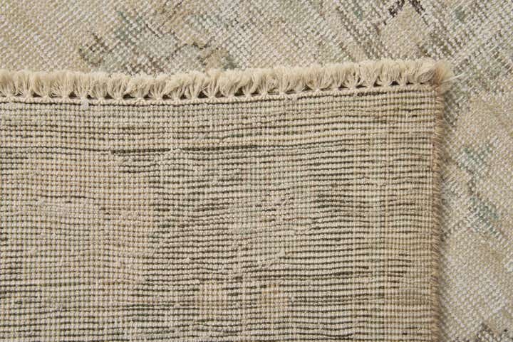 6' x 9' 6 Hand Knotted Ultra Vintage Persian Wool Rug